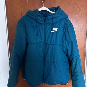 Nike Dark Teal Hooded Jacket